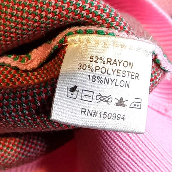 PINK Button Down Cardigan w/🍒🍒🍒 - Picture 13 of 14